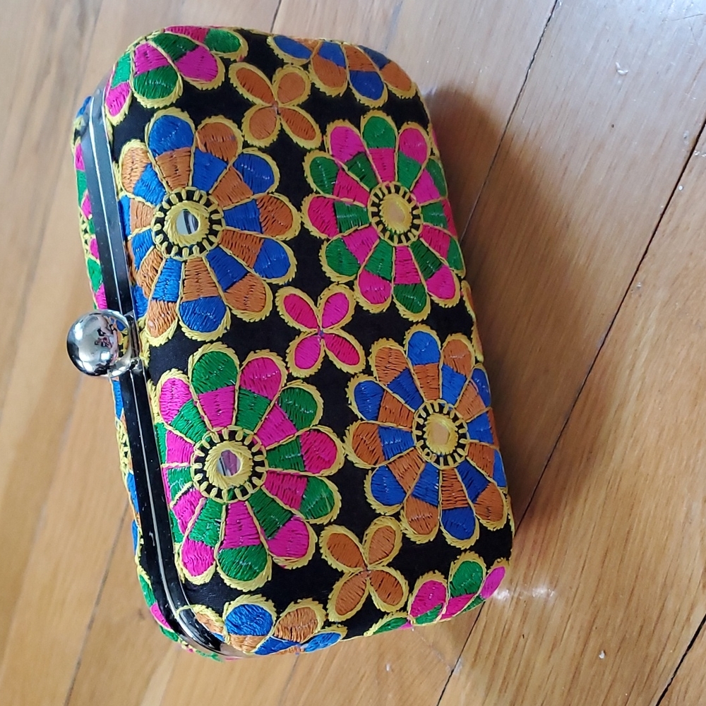 Embroidered Purse